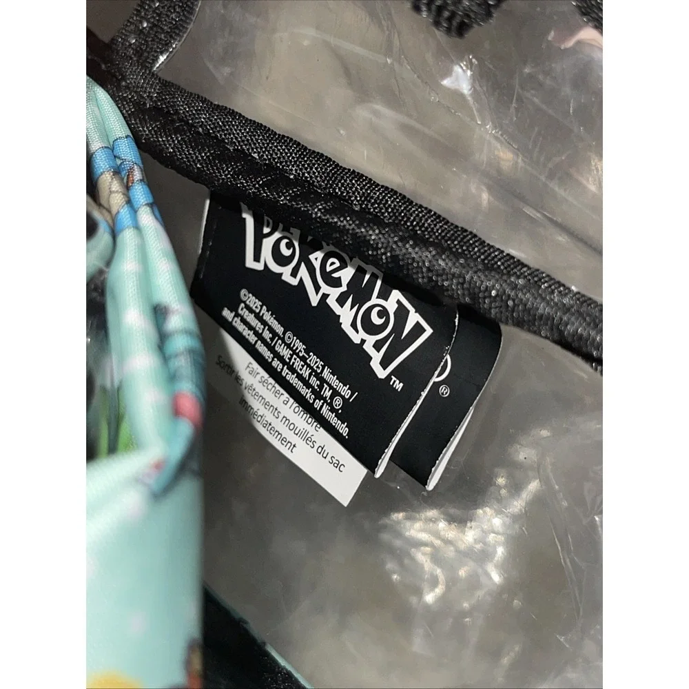 Clear See Thru‎ backpack Pokemon Pouch Stadiums School Pack Cards festival